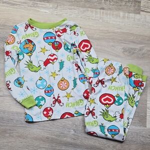 Thw Grinch 4T Pajamas Pjs Holiday Christmas Winter Boys Girls